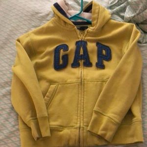 Boys gap zipped hoodie